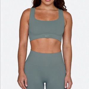 SET ACTIVE BOX CUT BRA